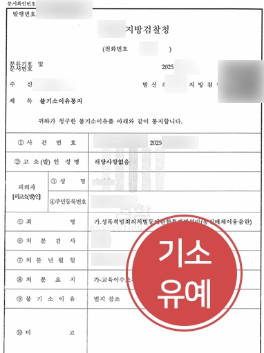 천안통매음변호사 | 통매음 조사, 기소유예 사례